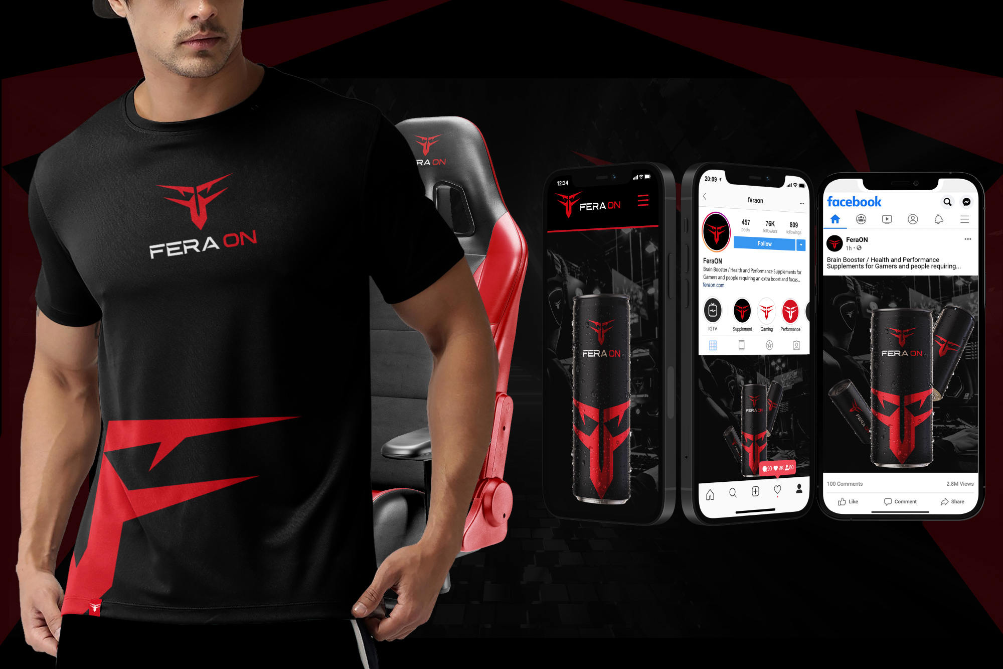 Logotipo-Designer-Grafico-Design-Logotipo-FeraON-Rodnei-Cruz-5 Identidade Visual FeraON