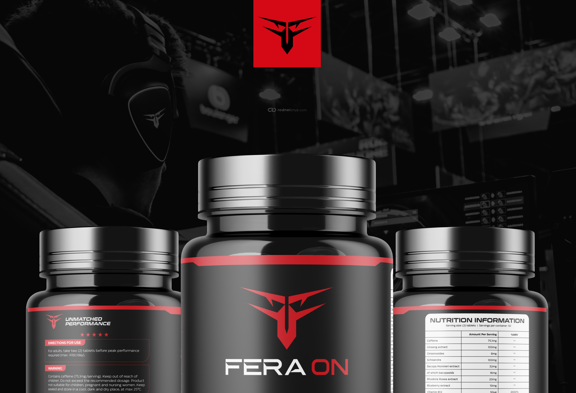 Logotipo-Designer-Grafico-Design-Logotipo-FeraON-Rodnei-Cruz-7 Identidade Visual FeraON