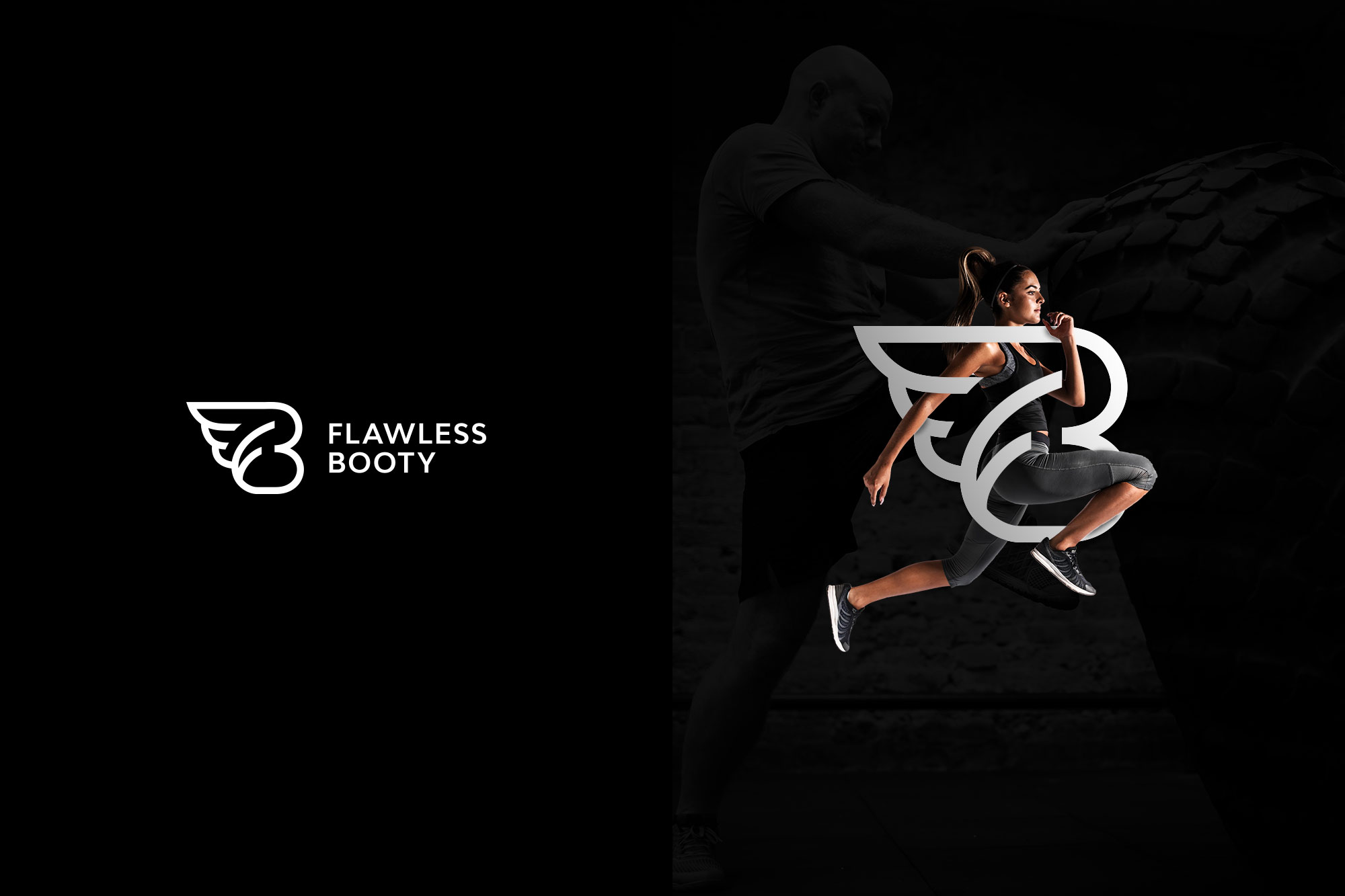 Logotipo-Designer-Grafico-Design-Logotipo-Flawless-Booty-Rodnei-Cruz-4 Identidade Visual Flawless Booty